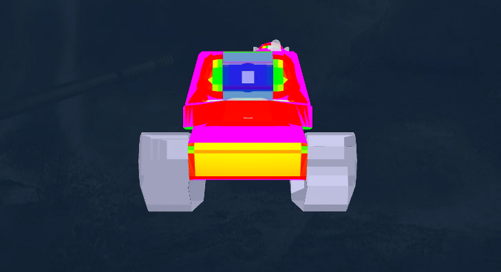 KV-13 firing at itself